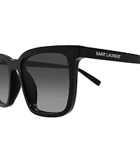 Yves Saint Laurent Men's SL Logo 54mm Square Sunglasses