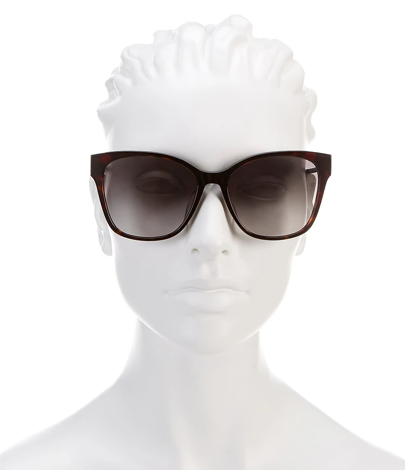 Yves Saint Laurent Tortoise Rectangle Sunglasses