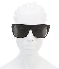 Yves Saint Laurent Black Shield Sunglasses