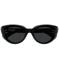 Yves Saint Laurent Women's Bold Angled 53mm Cat Eye Sunglasses