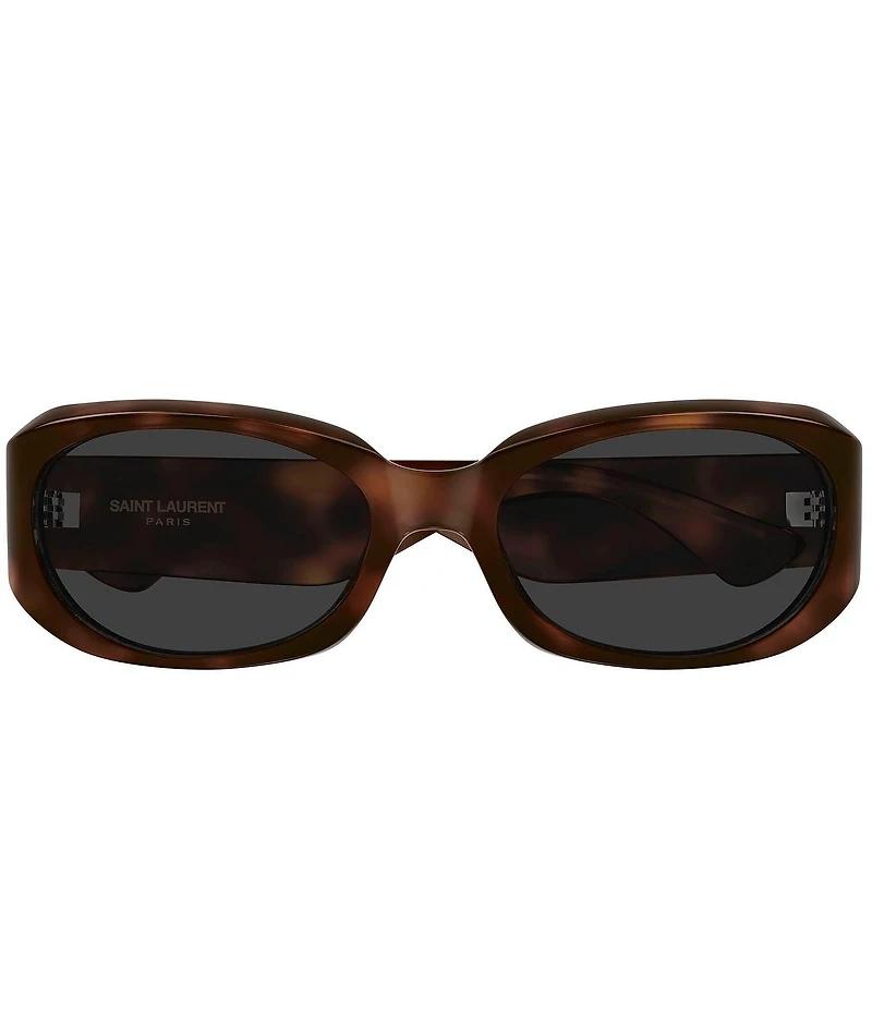 Yves Saint Laurent Women's Bold Injected 57mm Rectangle Sunglasses