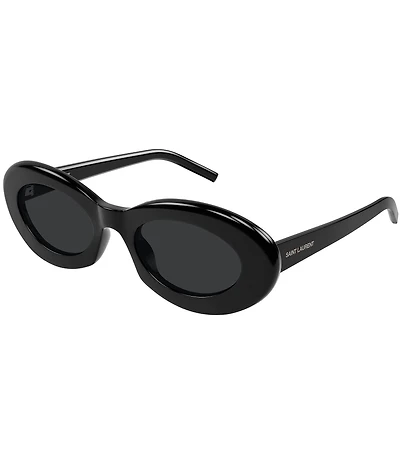 Yves Saint Laurent Women's Lettering 52mm Oval Sunglasses