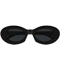 Yves Saint Laurent Women's Lettering 52mm Oval Sunglasses