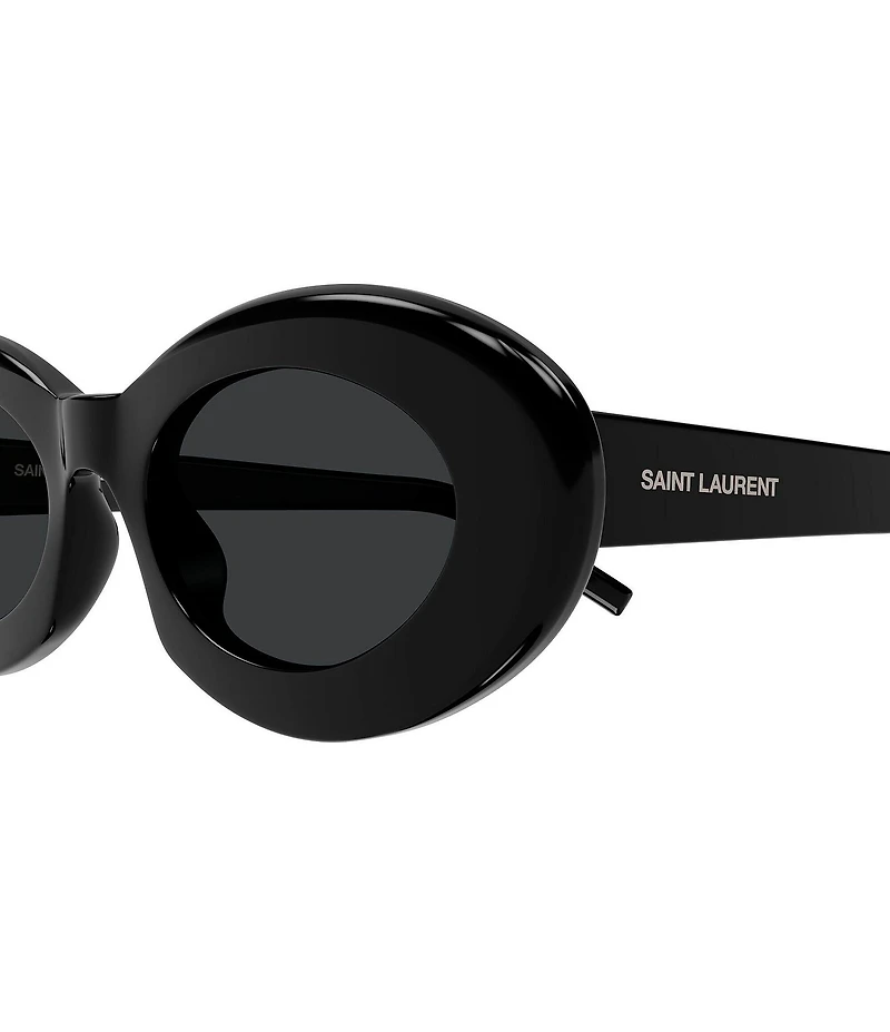 Yves Saint Laurent Women's Lettering 52mm Oval Sunglasses