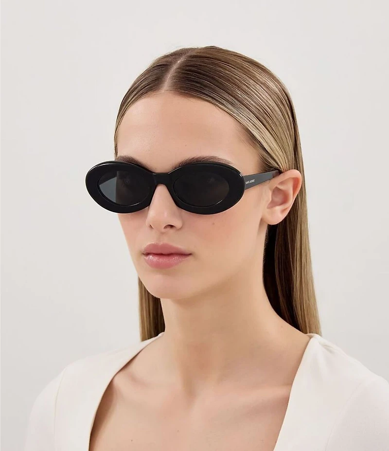 Yves Saint Laurent Women's Lettering 52mm Oval Sunglasses