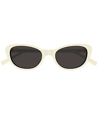 Yves Saint Laurent Women's Lettering Logo Thin 52mm Cat Eye Sunglasses