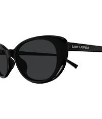 Yves Saint Laurent Women's Lettering Logo Thin 52mm Cat Eye Sunglasses
