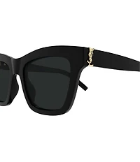 Yves Saint Laurent Women's Monogram Hinge 52mm Cat Eye Sunglasses