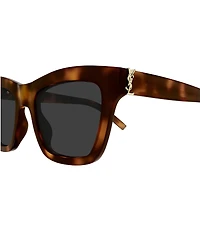 Yves Saint Laurent Women's Monogram Hinge 52mm Cat Eye Sunglasses