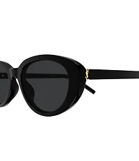 Yves Saint Laurent Women's Monogram Hinge 55mm Oval Sunglasses
