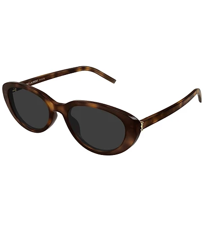 Yves Saint Laurent Women's Monogram Hinge 55mm Oval Sunglasses