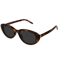 Yves Saint Laurent Women's Monogram Hinge 55mm Oval Sunglasses