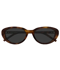 Yves Saint Laurent Women's Monogram Hinge 55mm Oval Sunglasses