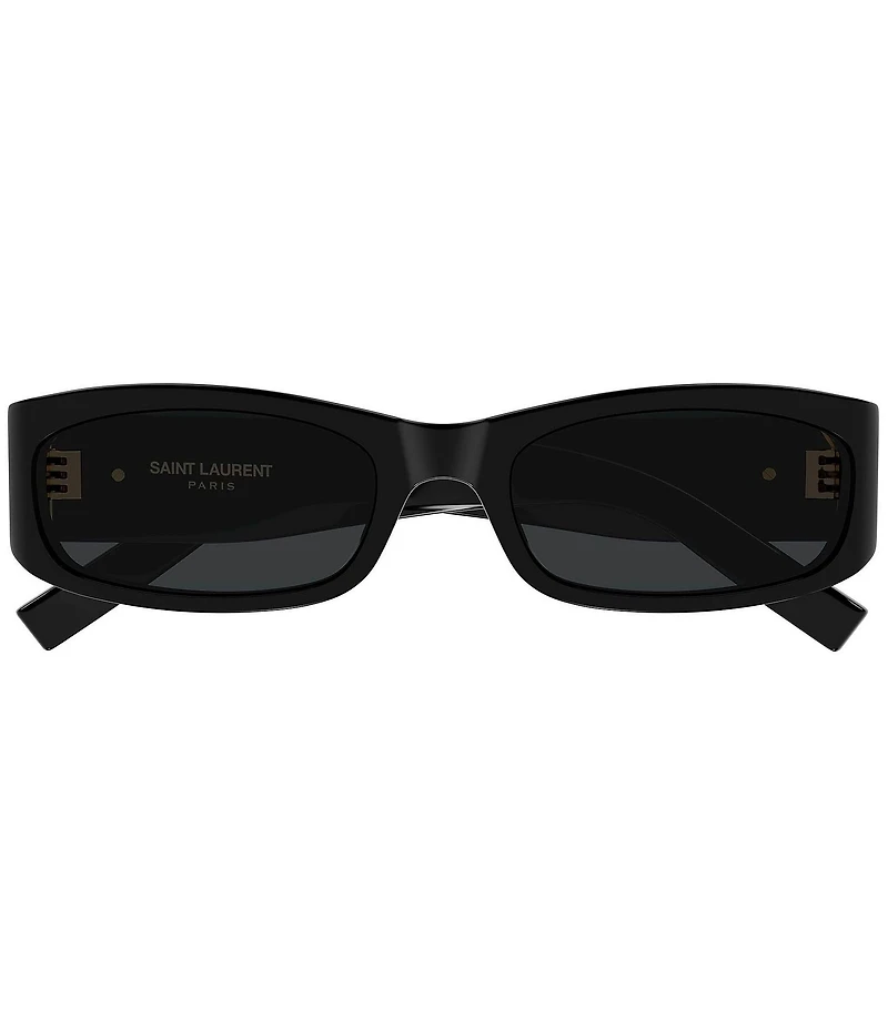 Yves Saint Laurent Women's Monogram Hinge L 55mm Rectangle Sunglasses