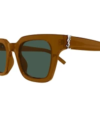 Yves Saint Laurent Women's Monogram Hinge M 47mm Square Sunglasses