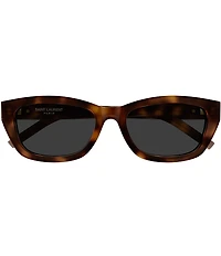 Yves Saint Laurent Women's Monogram Hinge M 55mm Square Sunglasses