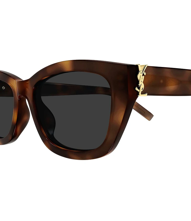 Yves Saint Laurent Women's Monogram Hinge M 55mm Square Sunglasses