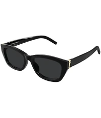 Yves Saint Laurent Women's Monogram Hinge M 55mm Square Sunglasses