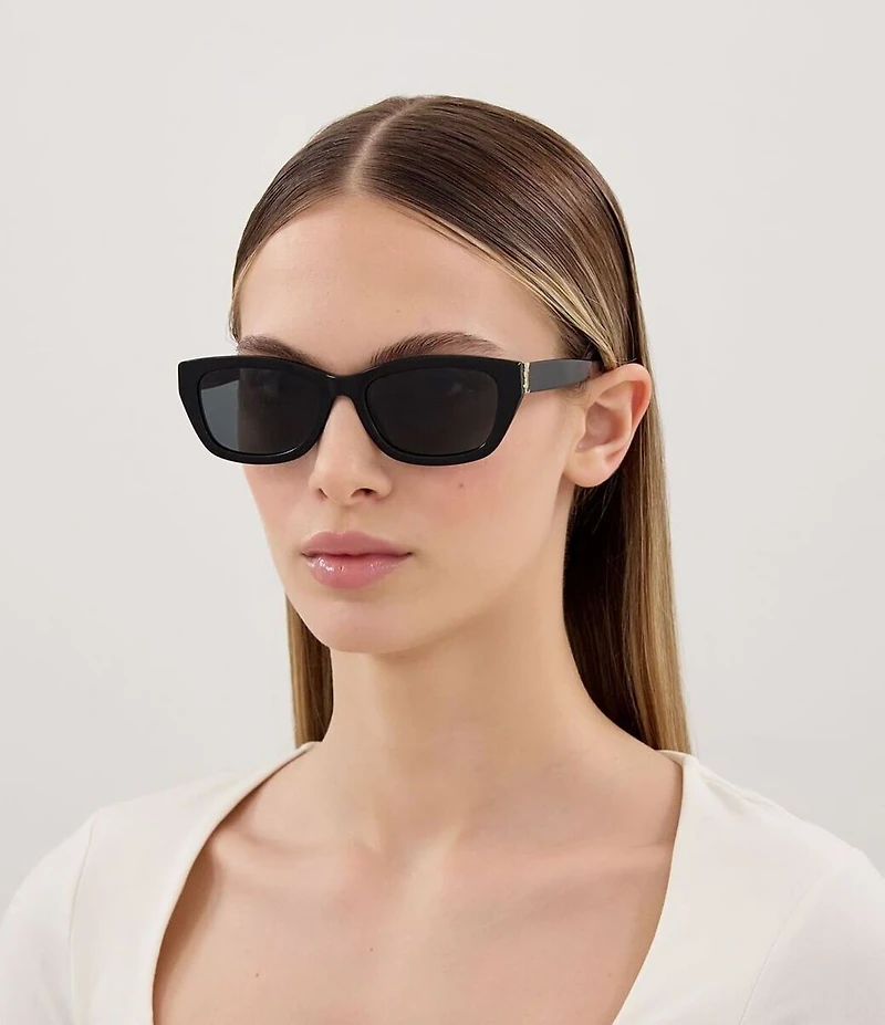 Yves Saint Laurent Women's Monogram Hinge M 55mm Square Sunglasses