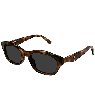 Yves Saint Laurent Women's Monogram YSL Triangle 53mm Rectangle Sunglasses