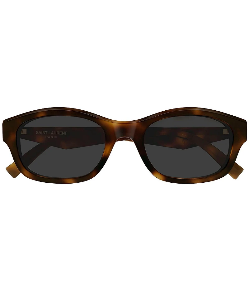 Yves Saint Laurent Women's Monogram YSL Triangle 53mm Rectangle Sunglasses