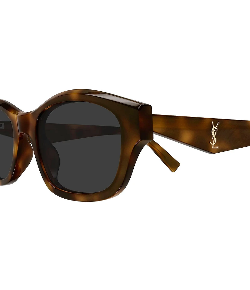 Yves Saint Laurent Women's Monogram YSL Triangle 53mm Rectangle Sunglasses