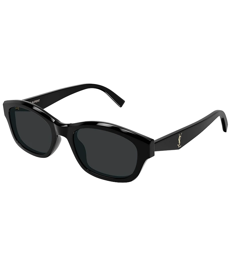 Yves Saint Laurent Women's Monogram YSL Triangle 53mm Rectangle Sunglasses