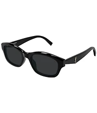 Yves Saint Laurent Women's Monogram YSL Triangle 53mm Rectangle Sunglasses