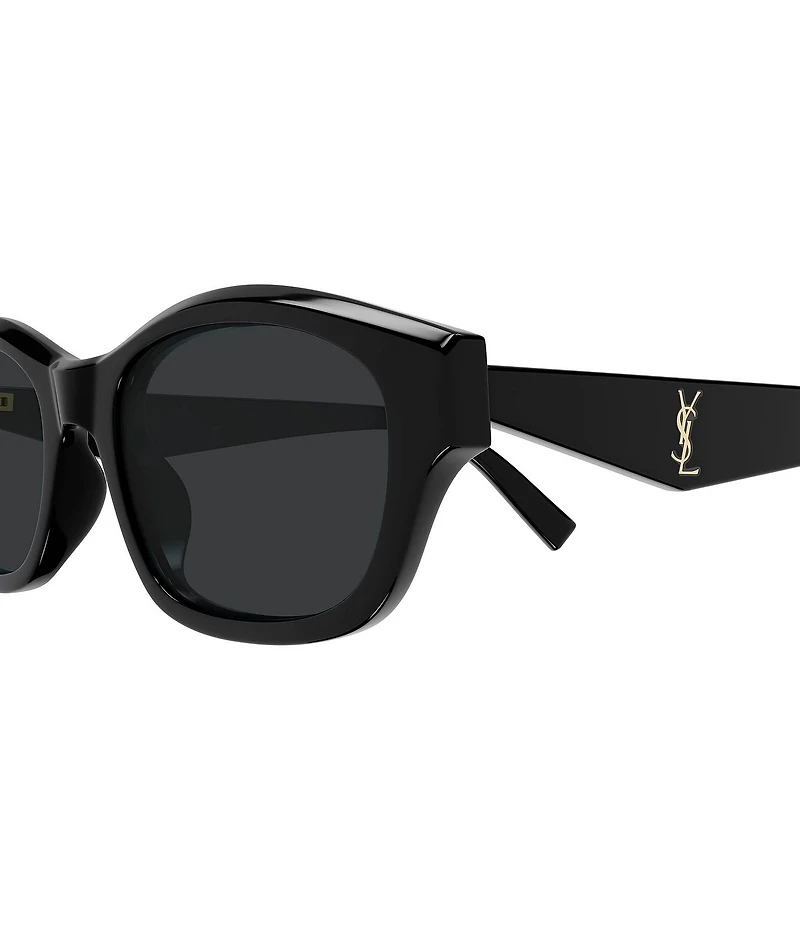 Yves Saint Laurent Women's Monogram YSL Triangle 53mm Rectangle Sunglasses