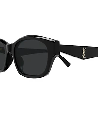 Yves Saint Laurent Women's Monogram YSL Triangle 53mm Rectangle Sunglasses