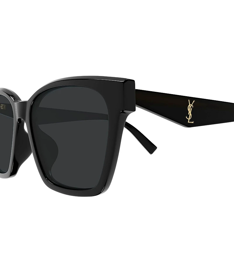 Yves Saint Laurent Women's Monogram YSL Triangle 57mm Square Sunglasses
