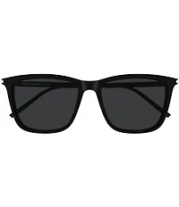 Yves Saint Laurent Women's SL Logo 56mm Square Sunglasses