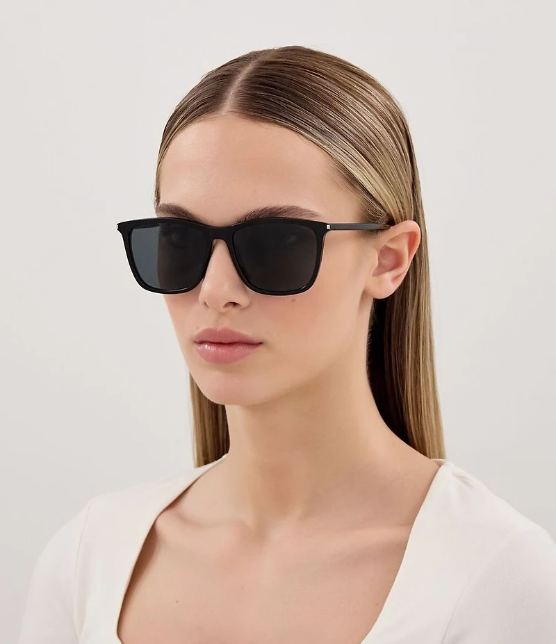Yves Saint Laurent Women's SL Logo 56mm Square Sunglasses