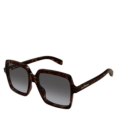 Yves Saint Laurent Women's SL Logo 56mm Square Sunglasses