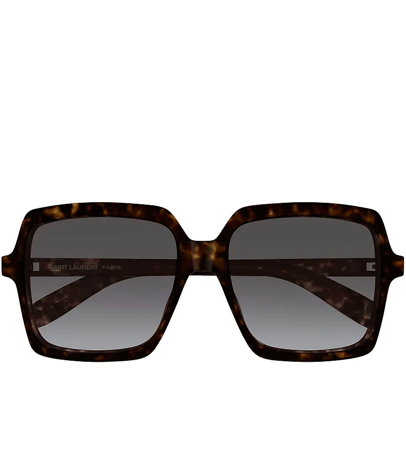 Yves Saint Laurent Women's SL Logo 56mm Square Sunglasses