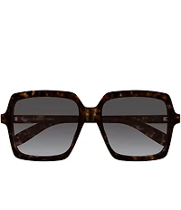 Yves Saint Laurent Women's SL Logo 56mm Square Sunglasses