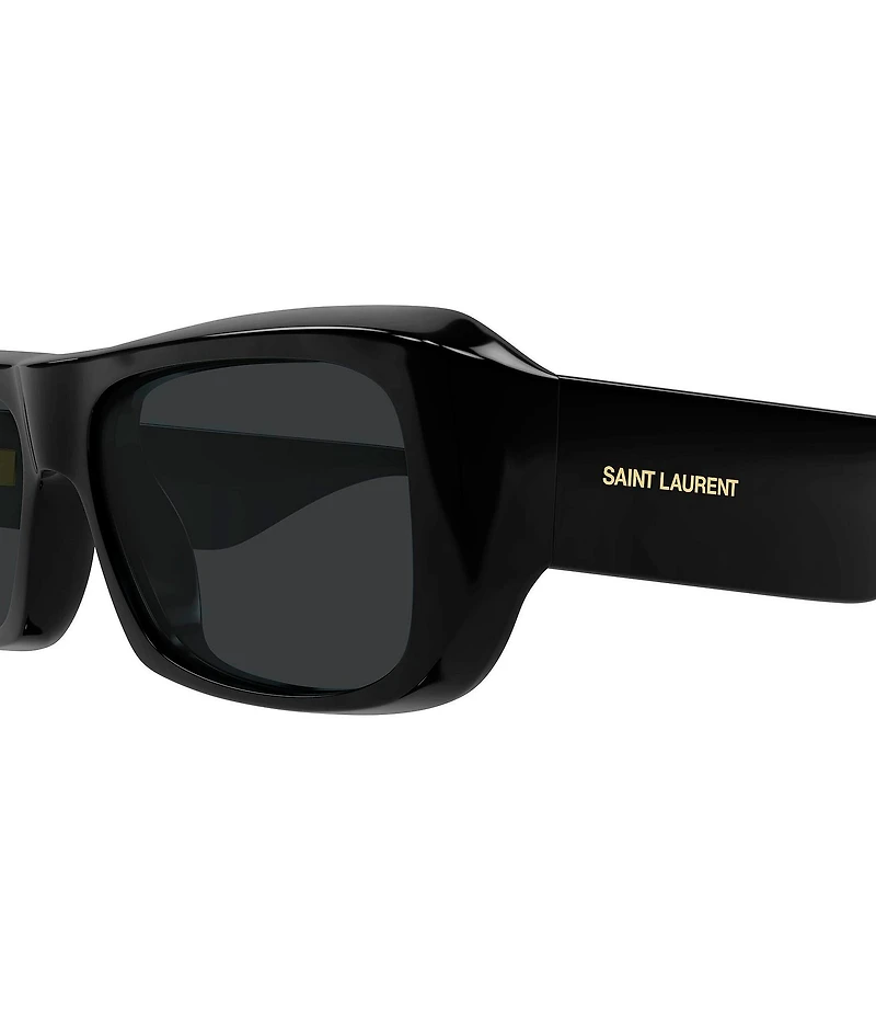 Yves Saint Laurent Women's SL Logo 57mm Rectangle Sunglasses