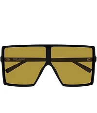 Yves Saint Laurent Women's SL Logo 68mm Rectangle Sunglasses