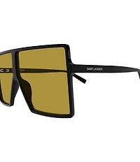 Yves Saint Laurent Women's SL Logo 68mm Rectangle Sunglasses