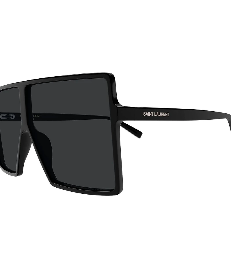 Yves Saint Laurent Women's SL Logo 68mm Rectangle Sunglasses