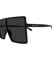 Yves Saint Laurent Women's SL Logo 68mm Rectangle Sunglasses