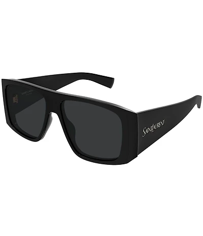 Yves Saint Laurent Women's Vintage Logo 57mm Shield Sunglasses