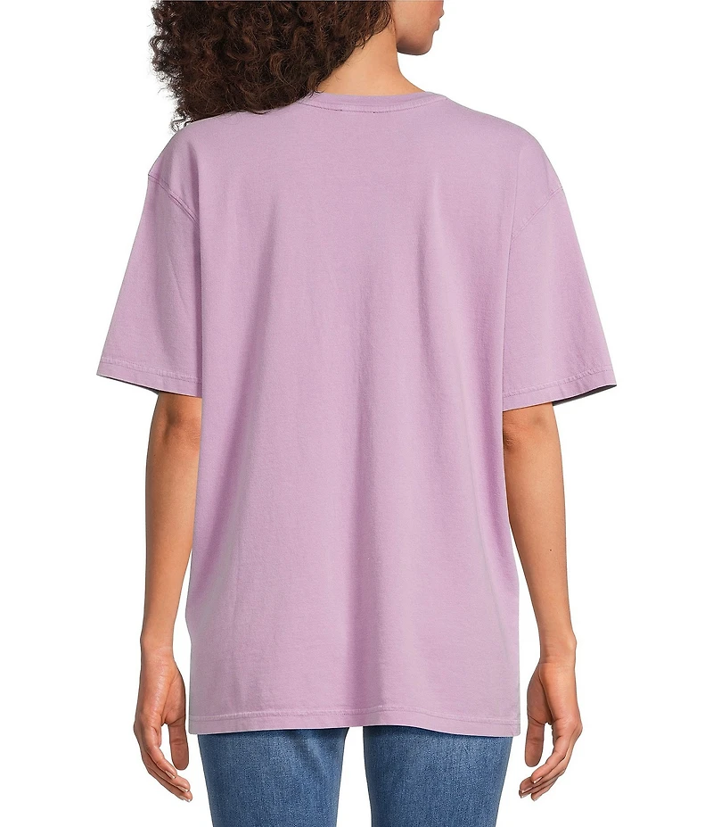 Zutter Knit Crew Neck Short Sleeve Free Bird Tee