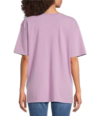 Zutter Knit Crew Neck Short Sleeve Free Bird Tee