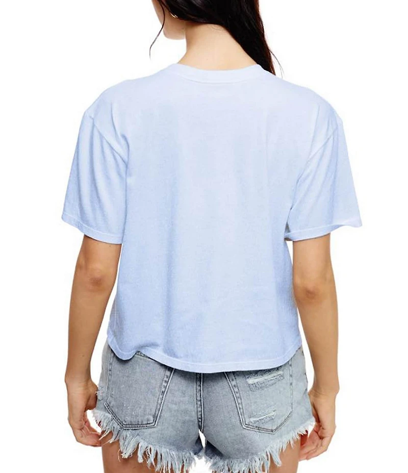 Zutter Knit Short Sleeve Free Bird Western Tee Shirt