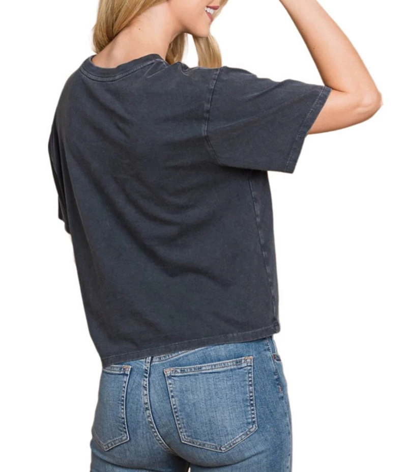 Zutter Knit Short Sleeve Rodeo Nights Western Tee