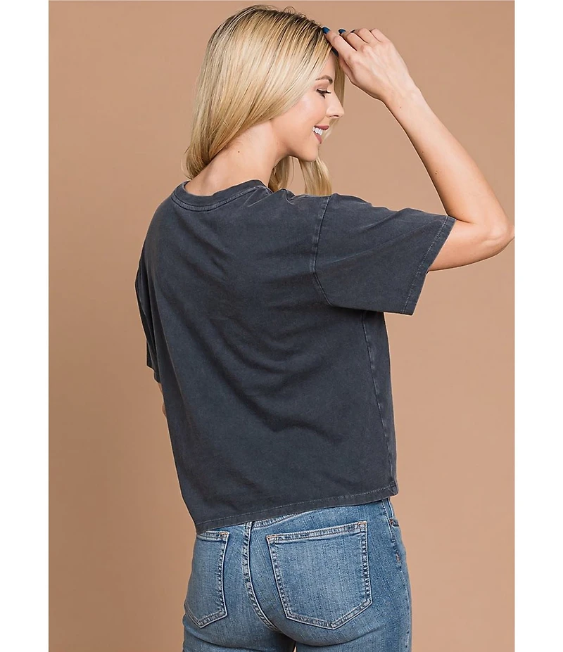 Zutter Knit Short Sleeve Rodeo Nights Western Tee
