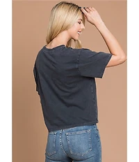 Zutter Knit Short Sleeve Rodeo Nights Western Tee