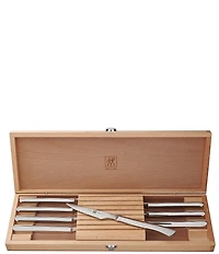 Zwilling 8-Piece Stainless Steel Steak Knife Set with Presentation Case