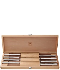 Zwilling 8-Piece Stainless Steel Steak Knife Set with Presentation Case